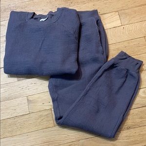 PARACHUTE loungeSET M, Men’s-slate gray 100%cotton